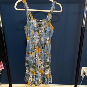 Blue Floral Sundress